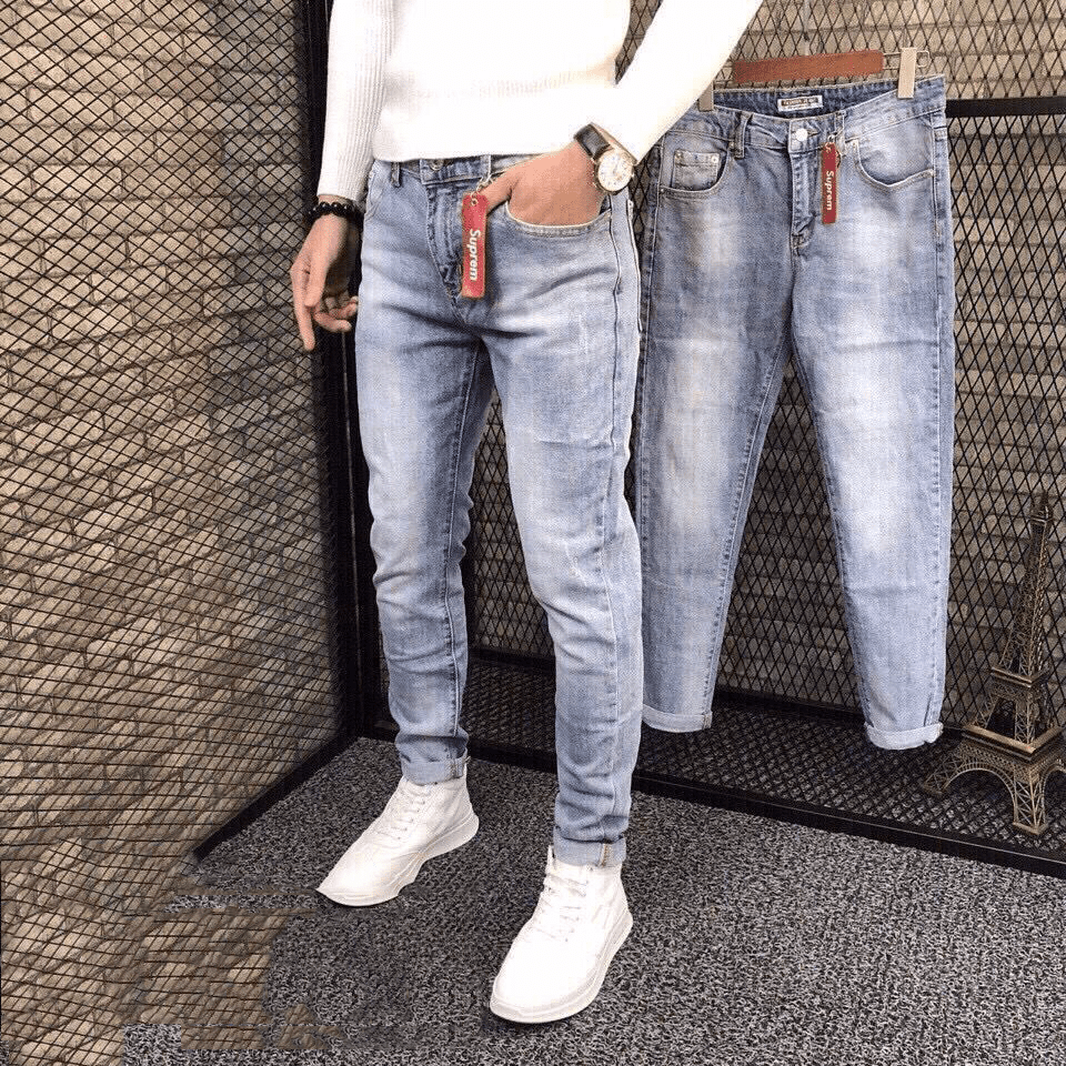 Phong cách quần jeans bó sát sành điệu