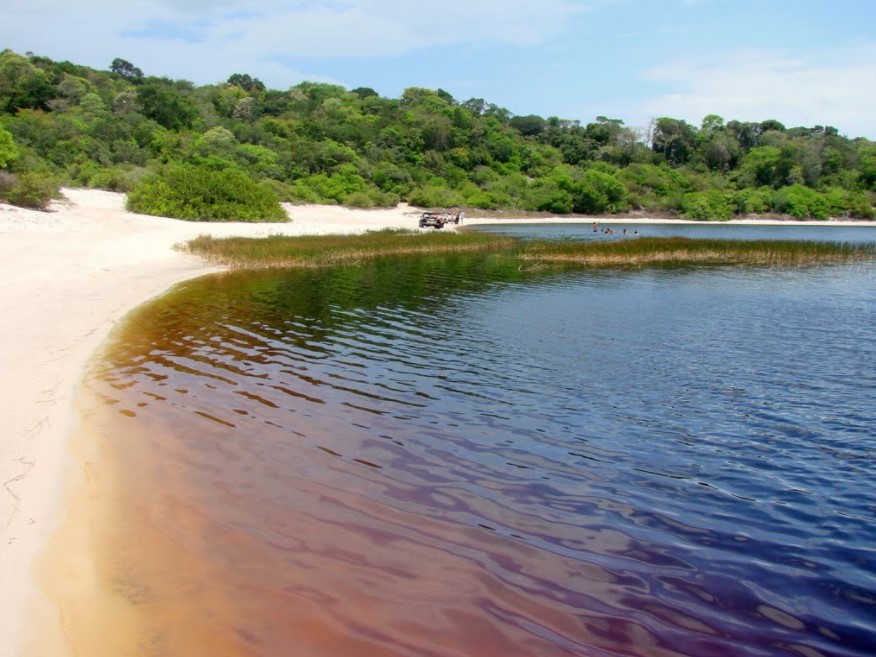 Hồ Lagoa da Araraquara sở hữu màu sắc bắt mắt du khách